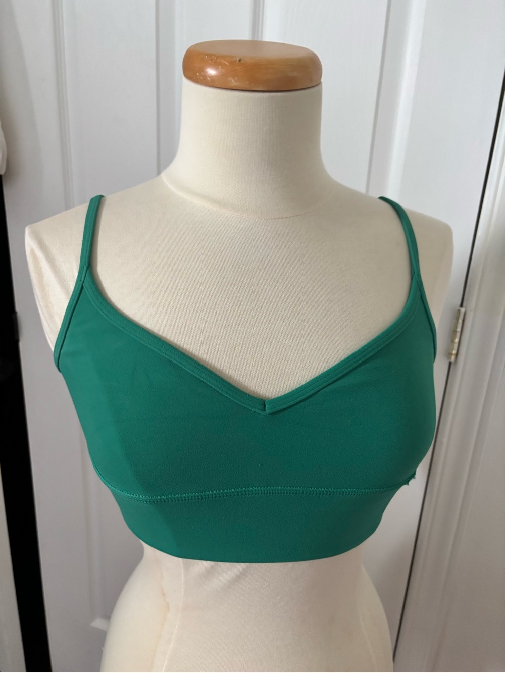 lululemon athletica Green V-Neck Bralette